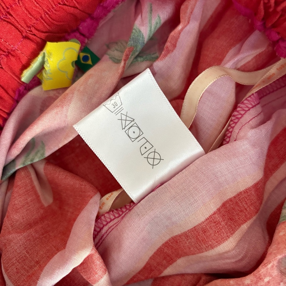NWOT Farm Rio Strawberry Scarf Printed Shorts S - Picture 10 of 15